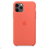 iPhone 11 Pro gyári szilikon tok narancssárga színben