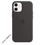 MagSafe-rögzítésű iPhone 12- és 12 Pro-szilikontok – fekete